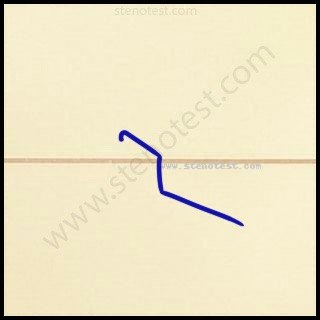 Stenography pattern for Bread and butter