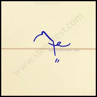 Stenography pattern for Albert Einstein