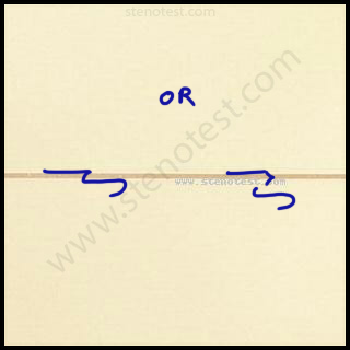 Stenography pattern for Come to the conclusion