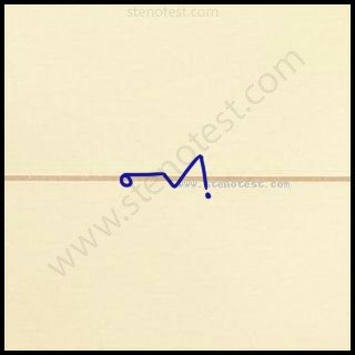 Stenography pattern for Script writing