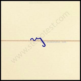 Stenography pattern for You have not been