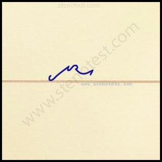Stenography pattern for We want to know the