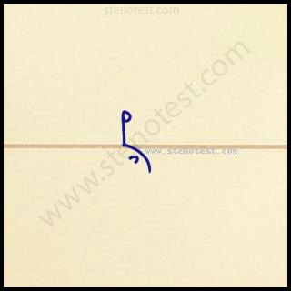 Stenography pattern for As it were