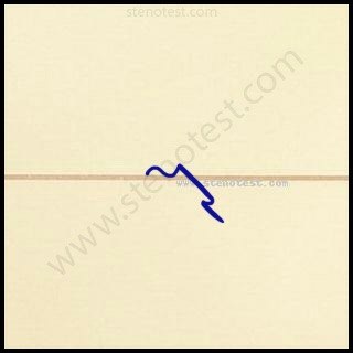 Stenography pattern for You have been able to
