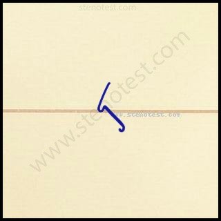 Stenography pattern for Which have been