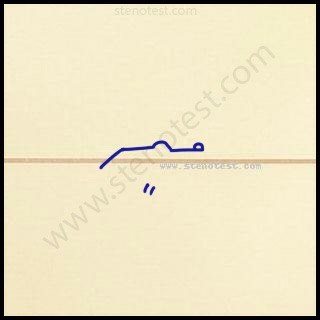 Stenography pattern for Ricky Maddox