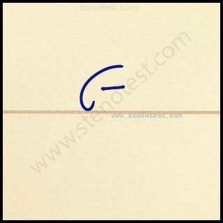 Stenography pattern for Welcome