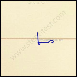 Stenography pattern for Disagreement