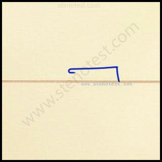 Stenography pattern for Correct