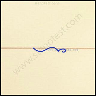 Stenography pattern for Unemployment