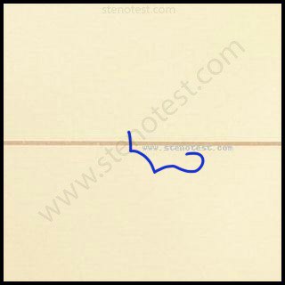 Stenography pattern for Determination