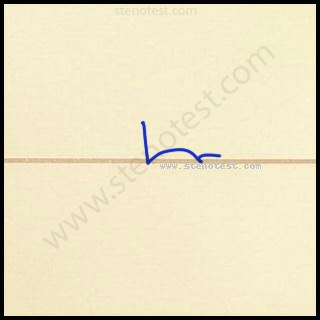 Stenography pattern for Democratic