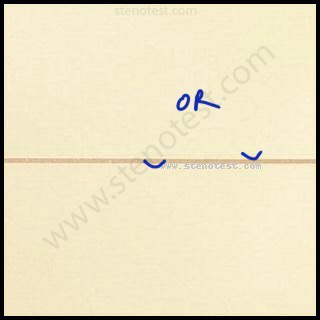 Stenography pattern for Under