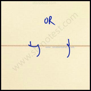 Stenography pattern for Tendency
