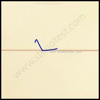 Stenography pattern for Brake