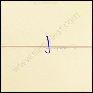 Stenography pattern for Down