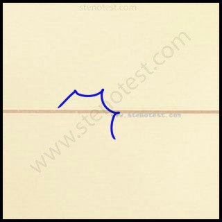 Stenography pattern for Rainfall