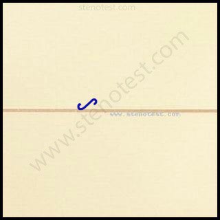 Stenography pattern for Went