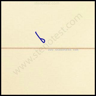 Stenography pattern for Past