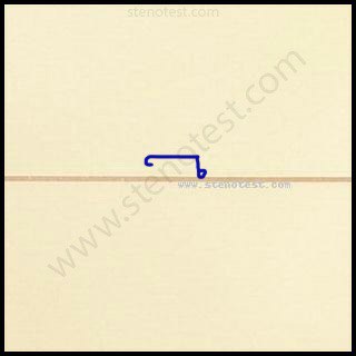 Stenography pattern for Credits