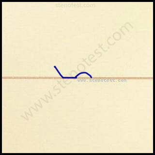 Stenography pattern for Became