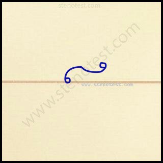 Stenography pattern for Slowness