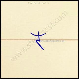 Stenography pattern for Inevitably