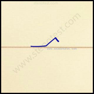 Stenography pattern for Curbed