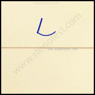 Stenography pattern for January