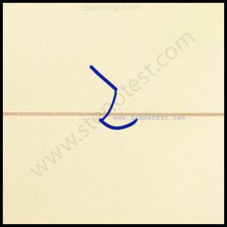 Stenography pattern for Abashing