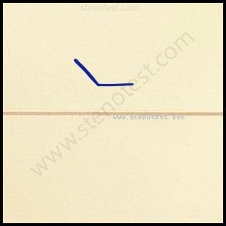 Stenography pattern for Aback