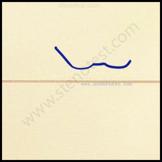 Stenography pattern for Abnegating