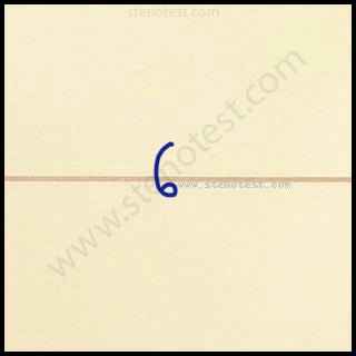 Stenography pattern for Thus