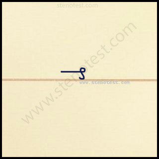 Stenography pattern for Expenditure