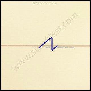 Stenography pattern for Reiterate
