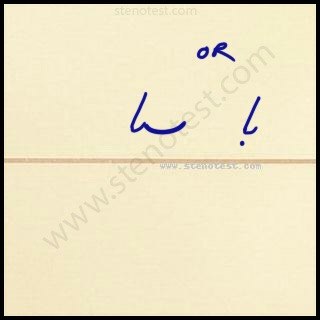 Stenography pattern for Achieving