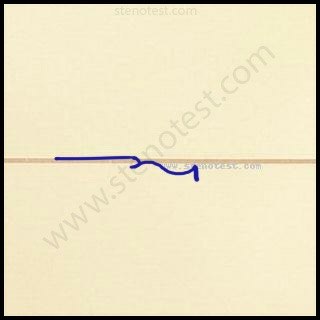 Stenography pattern for Countermanded