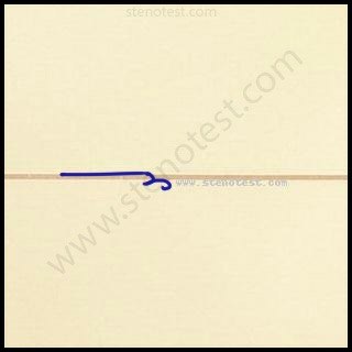 Stenography pattern for Countermand