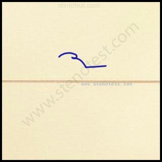 Stenography pattern for Monarch