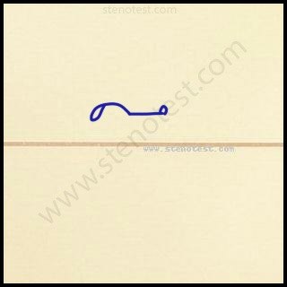 Stenography pattern for Stomachs