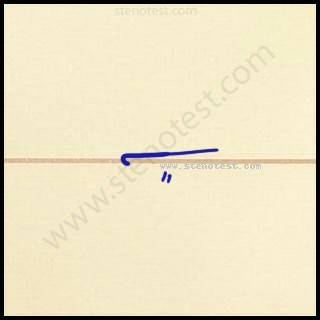 Stenography pattern for Greek