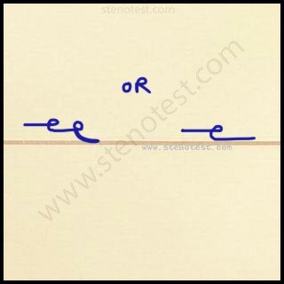 Stenography pattern for Exclusive