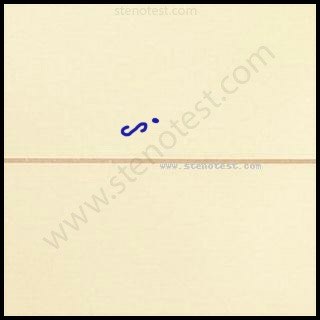 Stenography pattern for Wanting