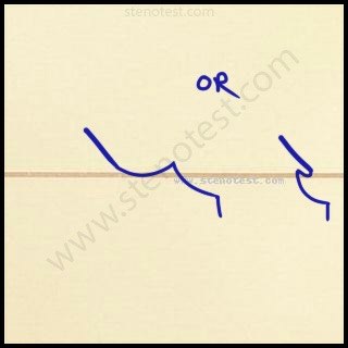 Stenography pattern for Benefited